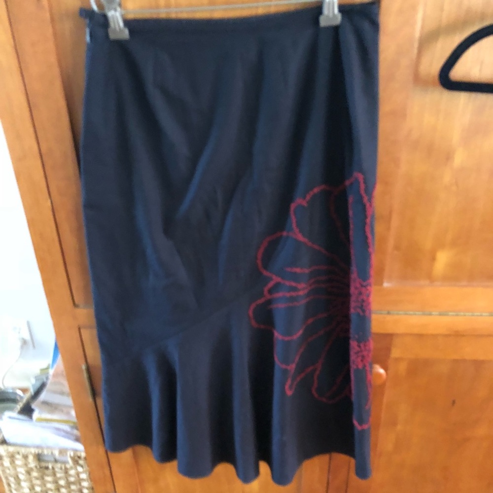 Black and red skirt